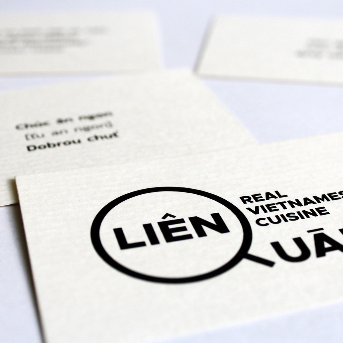 logotyp a jednotný vizuální styl - Restaurace Quan Lien Jablonec nad Nisou